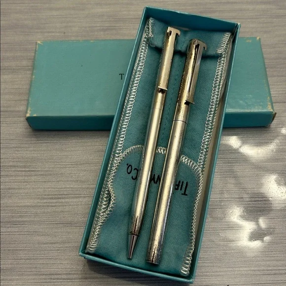 Vintage Tiffany & Co. Sterling Silver T Clip Pen 20th Anniversary American Honda - Picture 3 of 8